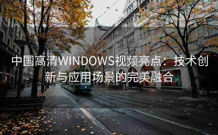 中国高清WINDOWS视频亮点：技术创新与应用场景的完美融合